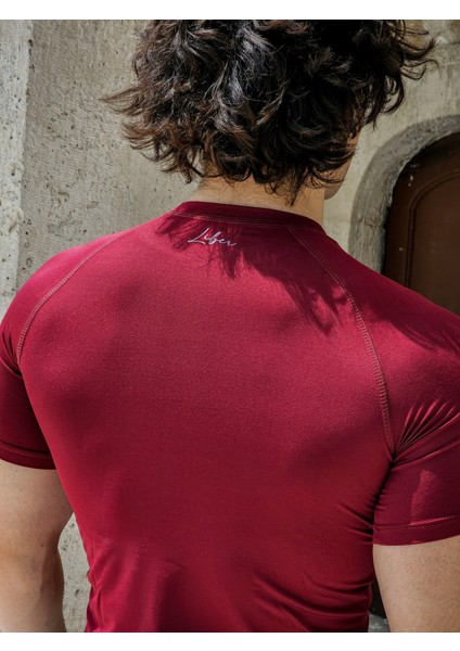 Spider - Compression T-Shirt (Bordo) modelleri