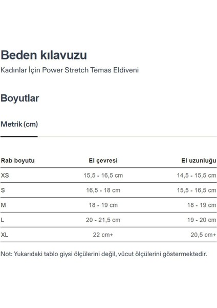 Power Stretch Contact Kadın Eldiven Siyah - Xl fırsatları