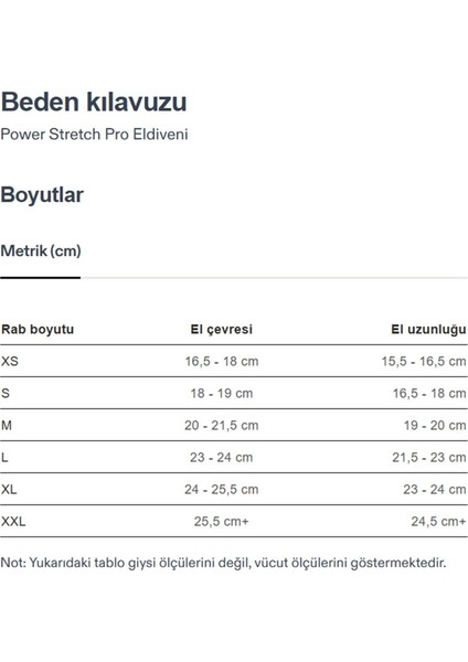 Power Stretch Pro Polartec Eldiven Siyah - Xs