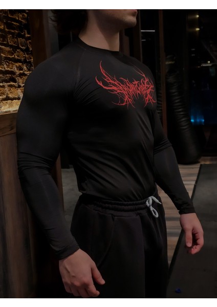 Schwarzwald - Uzun Kollu Compression T-Shirt (Siyah) fiyatları