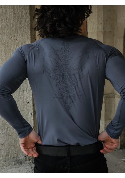 Ezekiel - Uzun Kollu Compression T-Shirt (Füme) fiyatları