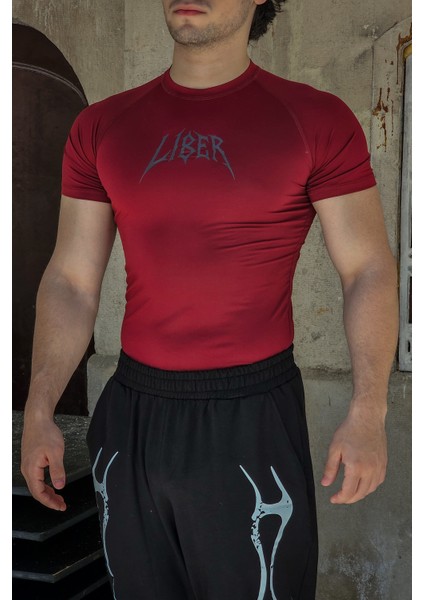 Cyberbones - Compression T-Shirt (Bordo) fiyatları