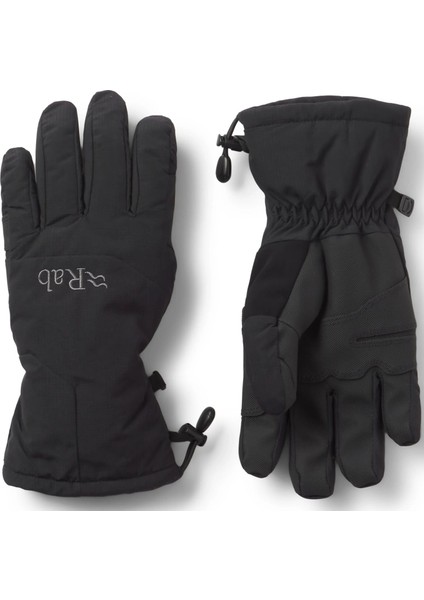 Storm Su Geçirmez Softshell Kadın Eldiven Siyah - L