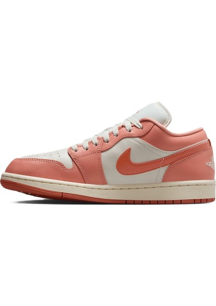 Air Jordan 1 Low Leather Sneaker Unisex Hakiki Deri Günlük Spor Ayakkabı Turuncu fiyatları