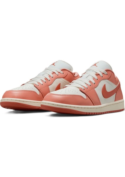 Air Jordan 1 Low Leather Sneaker Unisex Hakiki Deri Günlük Spor Ayakkabı Turuncu modelleri