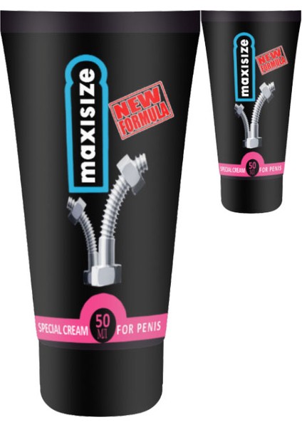Maxisize 2 Adet Maxi Size Cream Erkeğe Özel 50 ml Krem