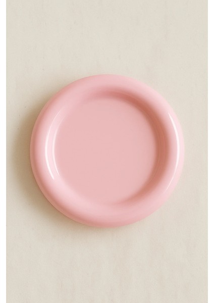 Seramik Küçük Boy Parlak Pembe Donut Tatlı Tabağı fiyatları