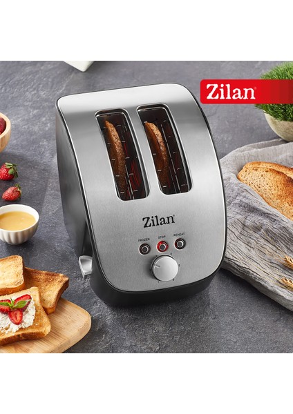 ZLN2690 | Ekmek Kızartma Makinesi | 2 Geniş Dilim | 6 Kademeli | Yeniden Isıtma | Buz Çözme| 1000W