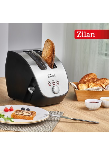 ZLN2690 | Ekmek Kızartma Makinesi | 2 Geniş Dilim | 6 Kademeli | Yeniden Isıtma | Buz Çözme| 1000W fiyatları