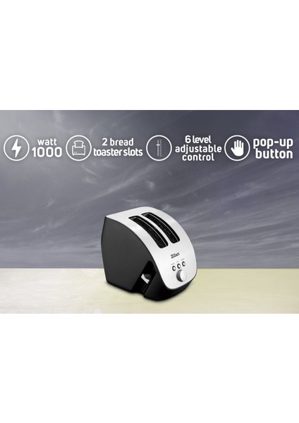 ZLN2690 | Ekmek Kızartma Makinesi | 2 Geniş Dilim | 6 Kademeli | Yeniden Isıtma | Buz Çözme| 1000W indirimleri