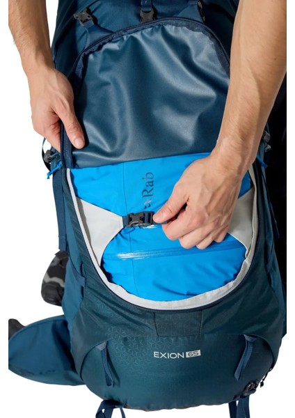 Exion 65L Hiking Sırt Çantası Mavi - M-L indirimleri