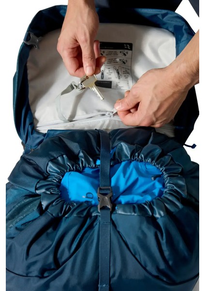 Exion 65L Hiking Sırt Çantası Mavi - M-L