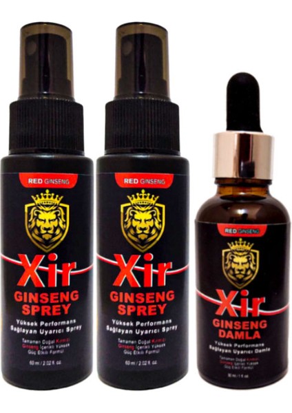 Xir 2 Adet Erkeğe Zaman 60 ml Sprey + Xir Soğuk Çiftlere Özel 50 ml Içecek