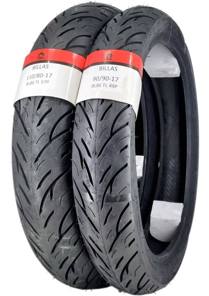 110/80-17 ve 90/90-17 Tl (Tubeless - Dubleks) BL086 Motosiklet Takımı modelleri