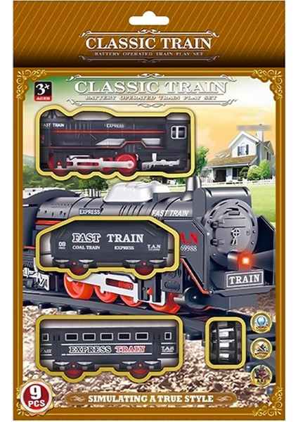 Oyuncak Tren Seti 9 Parça CTOY-JHX3301 fiyatları
