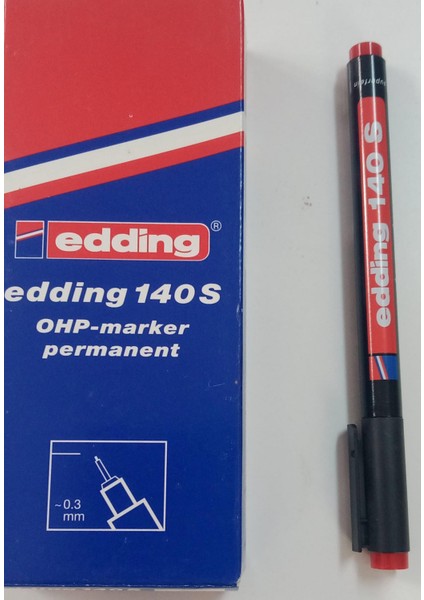 edding 140s kırmızı cd asetat kalemi 2li set fiyatları