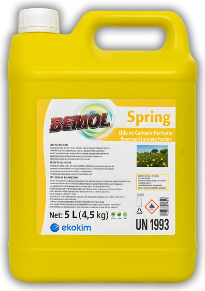Spring Çamaşır ve Oda Parfümü 5 L