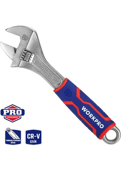 WP272012 250MM Cr-V Profesyonel Kurbağacık Anahtar