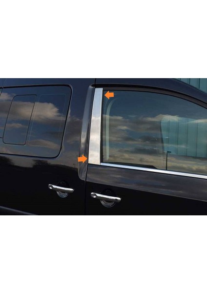 Kapı Direği Krom 2 Parça Caddy Mini Van 2003 Ve Sonrası Modeller İçin fırsatları