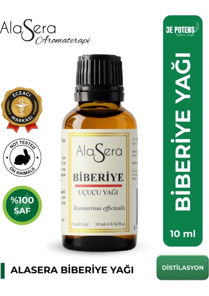 Saf Biberiye Yağı 10 Ml
