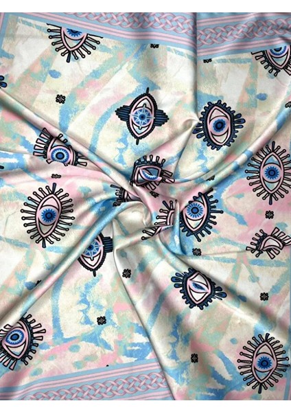 Nil Scarf Batik Eyes 70*70 cm Fular Eşarp