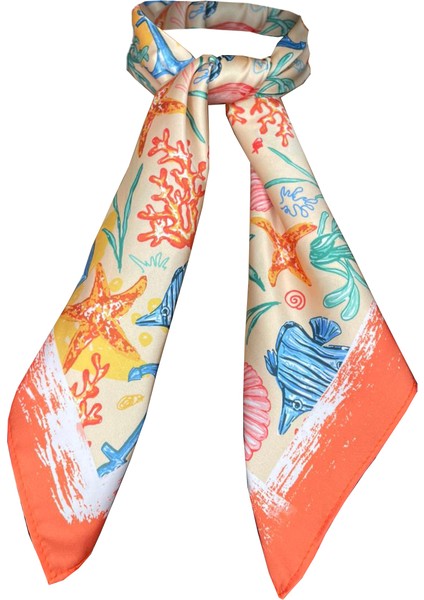 Scarf Denizkabuğu Fular 70*70 cm fiyatları