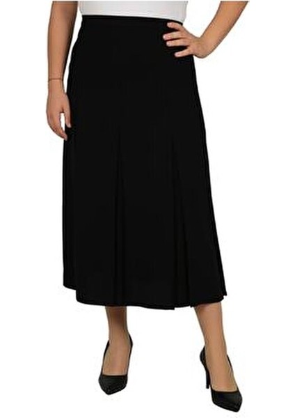 Kadın Saten Maxi Boy A Line Etek Lastikli Bel ile Şık Bej Renk Örme Kumaş modelleri