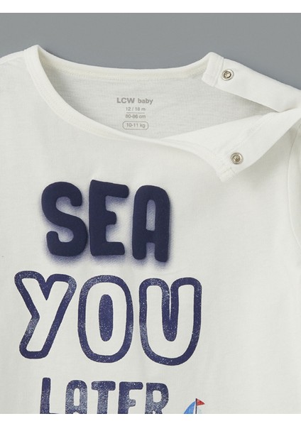 Yeni Sezon Bisiklet Yaka Baskılı Erkek Bebek Pijama Takımı fırsatları