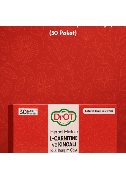 Drot - L-Carnitine & Kinoa Karışımlı Bitki Çayı (30 Paket)