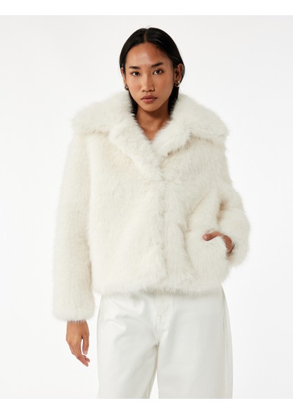 Suni Kürk Mont Uzun Kollu Crop fiyatları