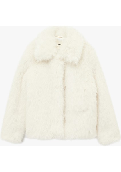 Suni Kürk Mont Uzun Kollu Crop modelleri