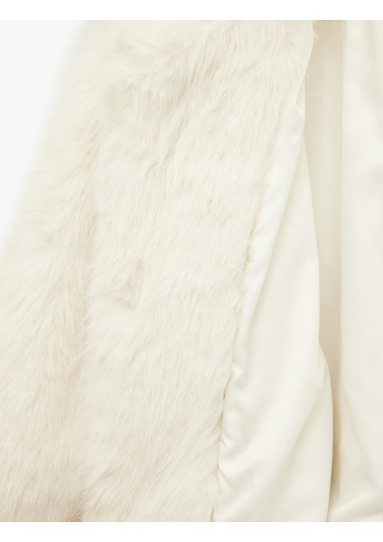 Suni Kürk Mont Uzun Kollu Crop