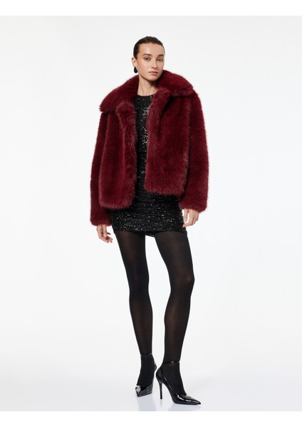 Suni Kürk Mont Uzun Kollu Crop fiyatları