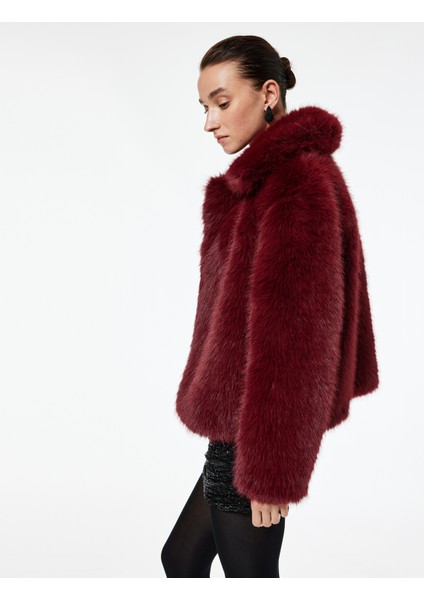 Suni Kürk Mont Uzun Kollu Crop modelleri