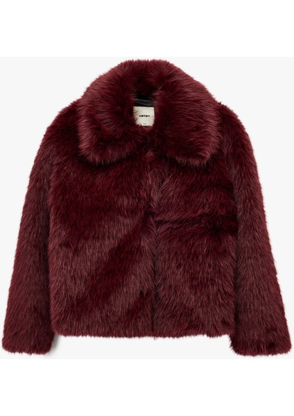 Suni Kürk Mont Uzun Kollu Crop fırsatları