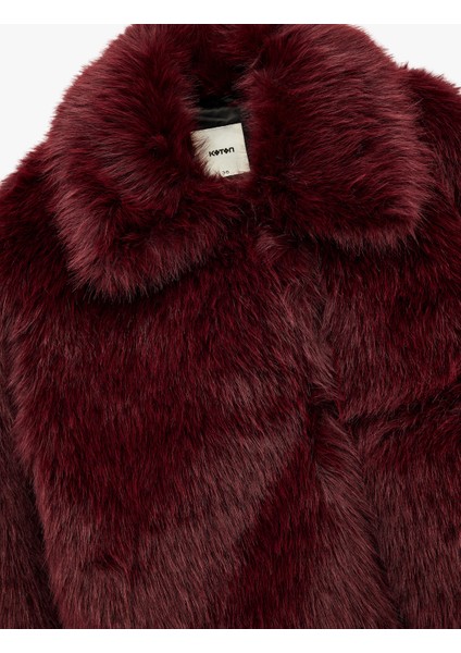 Suni Kürk Mont Uzun Kollu Crop