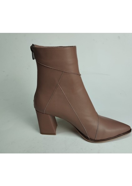 Kadın Hakiki Deri Ten Deri Topuklu Bot fiyatları