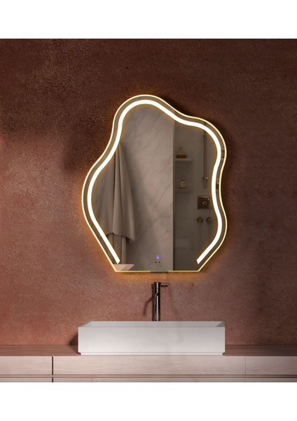 Sanal Glass Hareket Sensörlü Ledli Dekoratif Banyo/salon ve Makyaj Aynası (Berlin) fiyatları