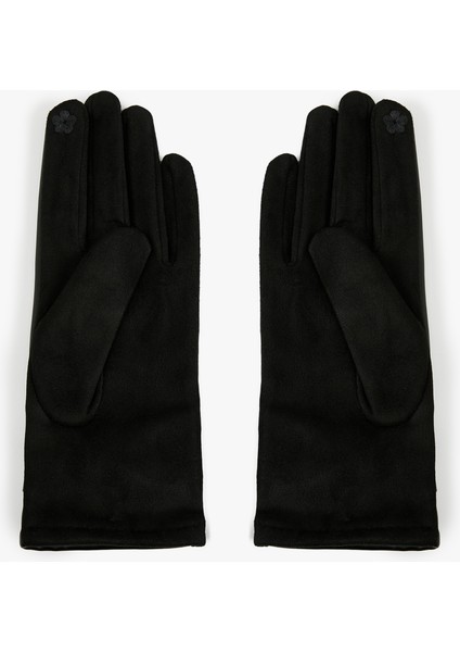 Kurdele Detaylı Suni Deri Eldiven fiyatları