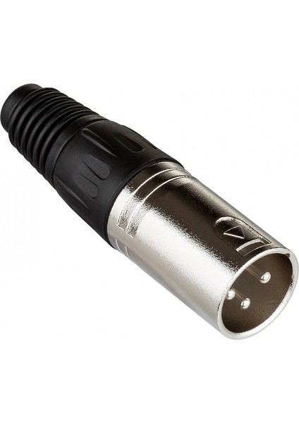 Xlr 3-Pin Erkek Lehim Tipi Metal Enstrüman Konnektörü