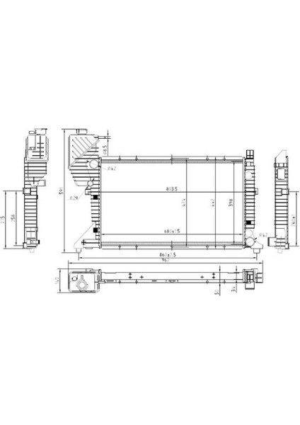 Radyatör Su Sprınter 00-06