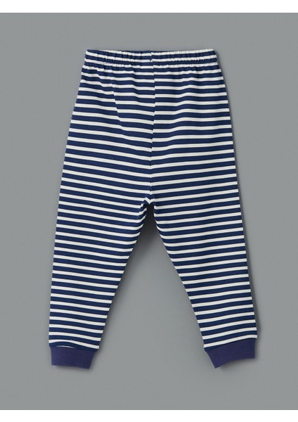 Yeni Sezon Bisiklet Yaka Baskılı Erkek Bebek Pijama Takımı indirimleri