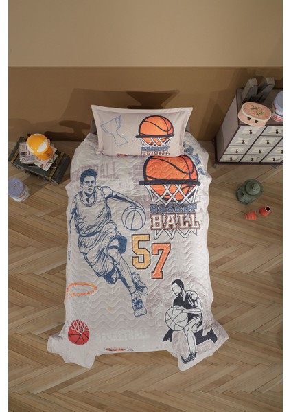Ranforce Pamuk Tek Kişilik Dört Mevsim Set Basketball
