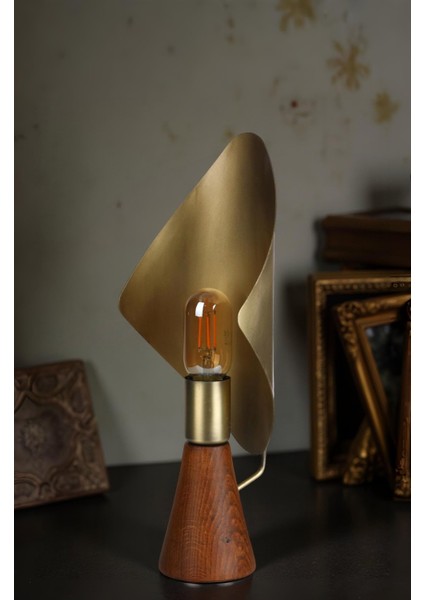 Masa Lambası Pirinç Eskitme