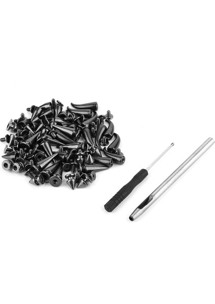 50 Set Karışık Şekil Koni Sivri Uçlar Punk Tarzı Giyim Aksesuarları Için Perçin Kiti Diy Zanaat Dekorasyonu (Yurt Dışından) indirimleri