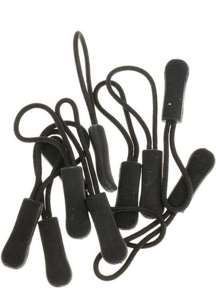 30 Anti-Slip Fermuar Çekme Fermuar Fermuar Uzatma Römorku Pratik ve Geri Paket Ceket Vb - Siyah (Yurt Dışından) modelleri