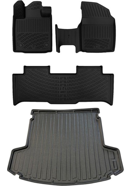 Togg T10F 2025 Sonrası Paspas ve Bagaj Havuzu Seti Bizymo