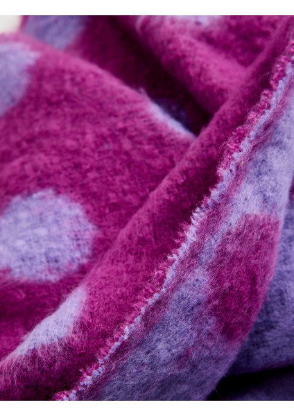 Puantiyeli Püsküllü Yumuşak Dokulu Uzun Atkı modelleri