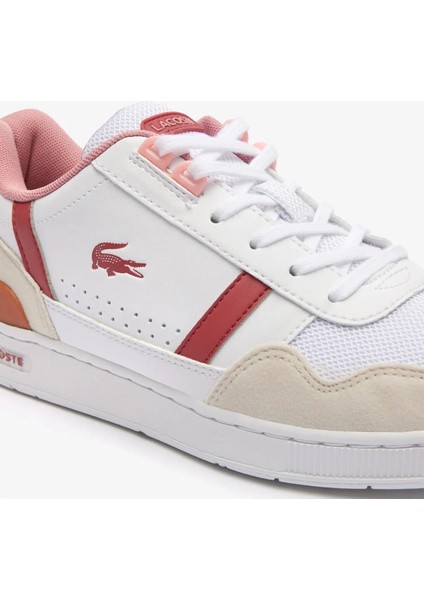 T-Clip Trainers In White Pink
