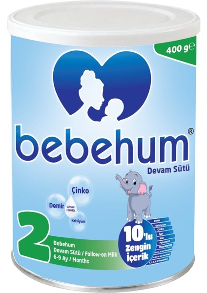 Teneke 2 Devam Sütü 400 gr 6-9 Ay